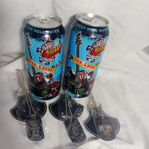 Vans Warped Tour Monster Water 2023 Deep full + Dog Tags Cypress,Manson ,Maiden.